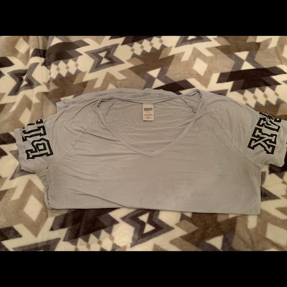 Victors secret size small light blue shirt
